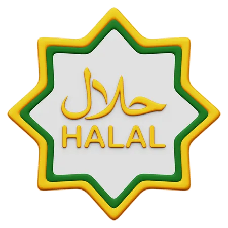 Halal  3D Icon