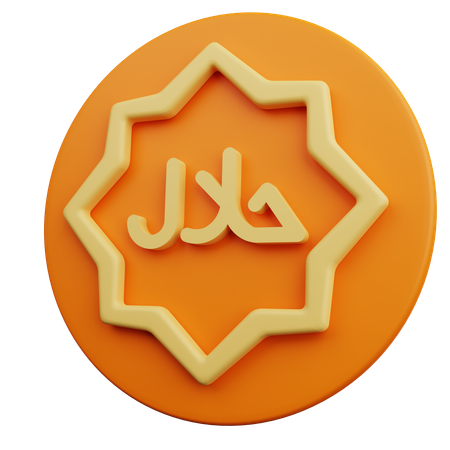 Halal  3D Icon