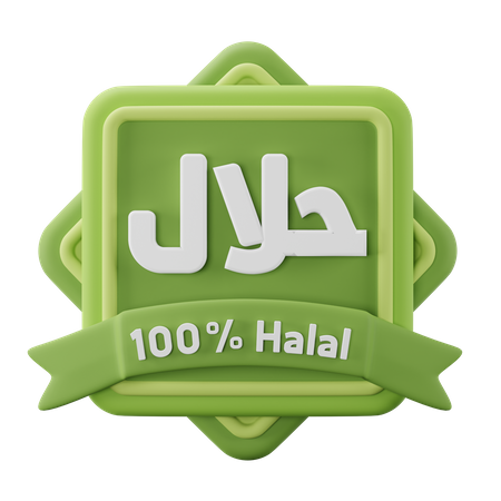 Halal  3D Icon