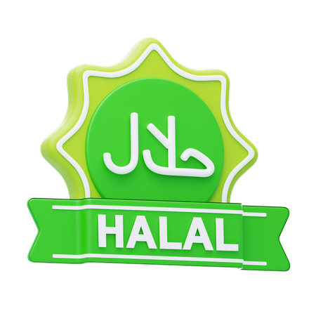 Halal  3D Icon