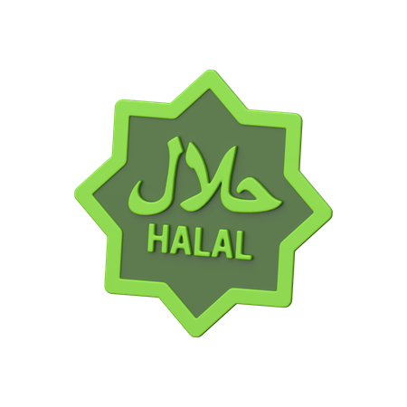 Halal  3D Icon