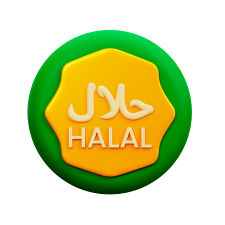 Halal 3D Illustration