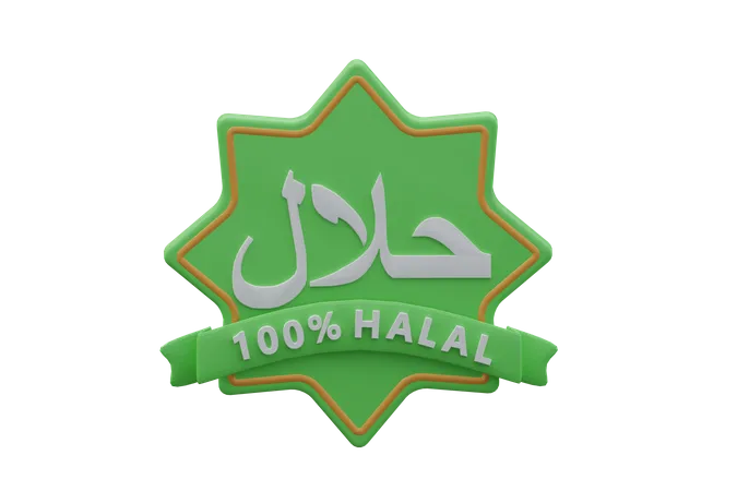 Halal-Gerichte  3D Icon