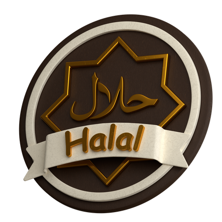 Halal-Gerichte  3D Icon