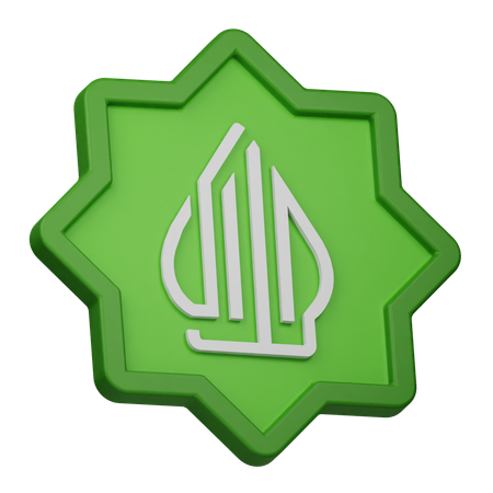Halal Badge  3D Icon