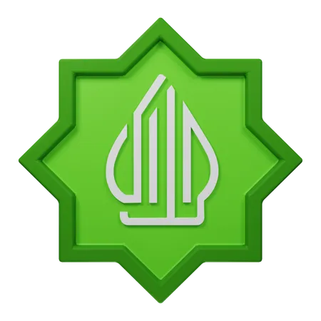 Halal Bagde  3D Icon