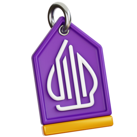 Halal Logo Badge  3D Icon