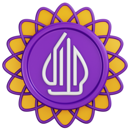 Halal Logo Badge  3D Icon