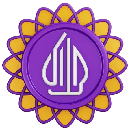 Halal Logo Badge  3D Icon