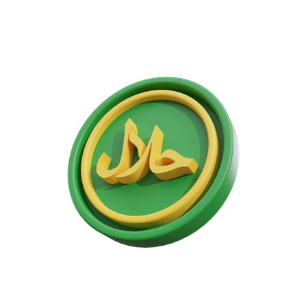 Halal Swt Calligraphy  3D Icon