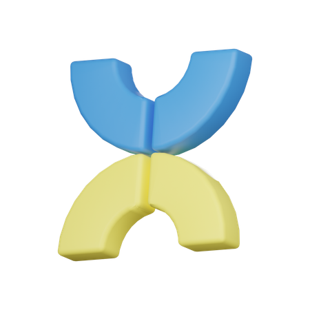 Halbkreis  3D Icon