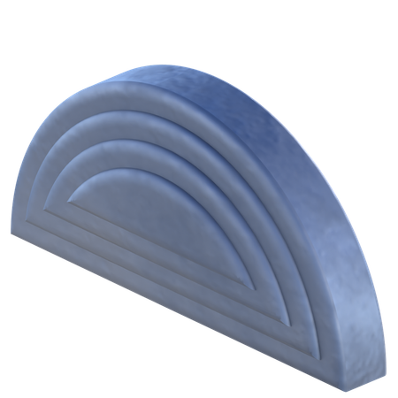 Halbkreis-Labyrinth  3D Icon