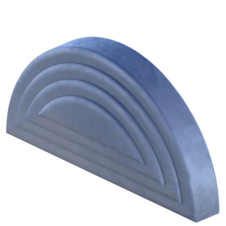 Halbkreis-Labyrinth  3D Icon