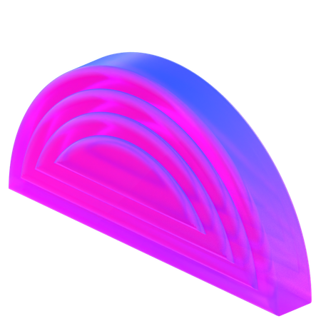 Halbkreis-Labyrinth  3D Icon