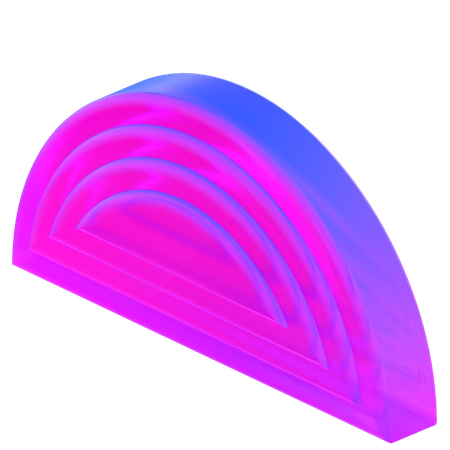 Halbkreis-Labyrinth  3D Icon