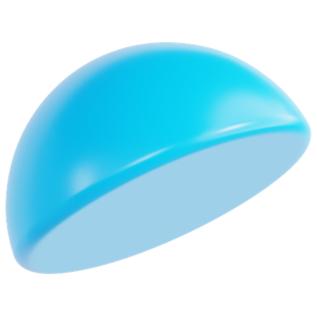 Halbkugel  3D Icon