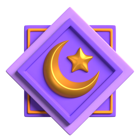 Halbmond  3D Icon