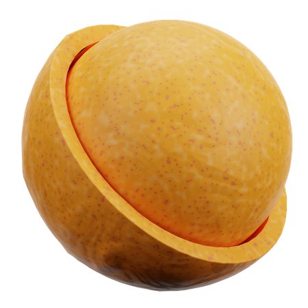 Halbrunde Burgerform  3D Icon