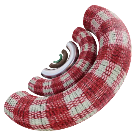 Halbe Spirale  3D Icon