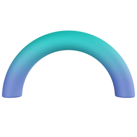 Halber Torus  3D Icon