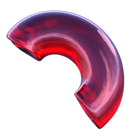 Hald Pipe Shape  3D Icon