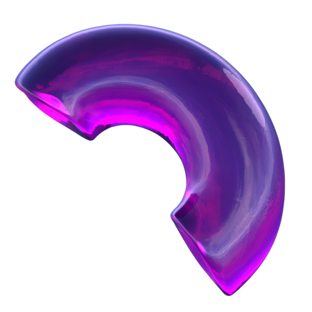 Hald Pipe Shape  3D Icon