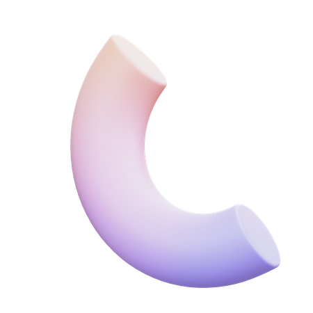 Hald Pipe Shape  3D Icon