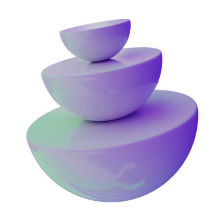 Half Ball  3D Icon