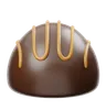 Half Ball Chocolate With Caramel
