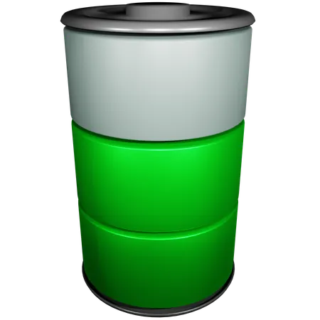 Half Battery  3D Icon