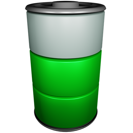 Half Battery  3D Icon