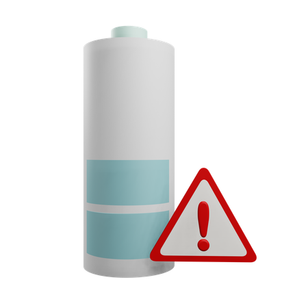 Half Battery  3D Icon
