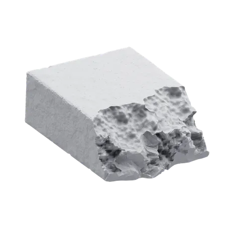 Half Brick  3D Icon