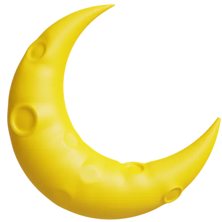 Half Moon  3D Icon