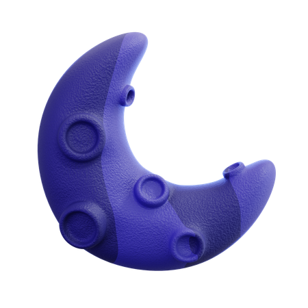 Half Moon  3D Icon