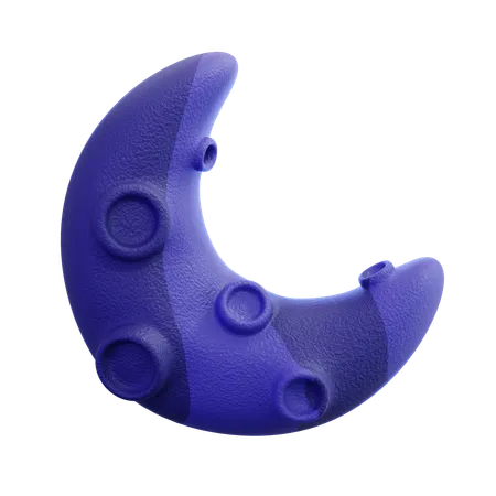 Half Moon  3D Icon