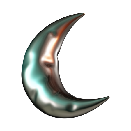 Half Moon  3D Icon