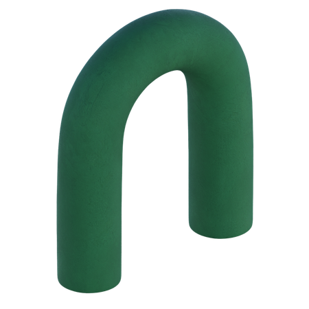 ハーフパイプデザイン  3D Icon