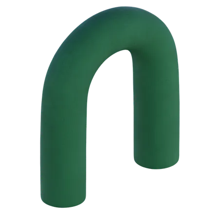 ハーフパイプデザイン  3D Icon
