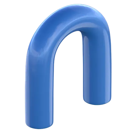 ハーフパイプデザイン  3D Icon