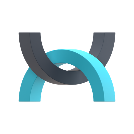 Half Rings  3D Icon