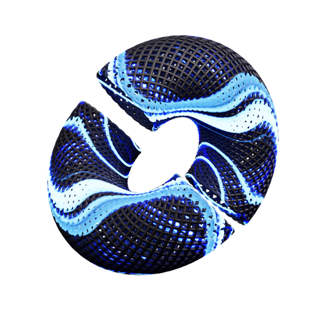 Half round pipe  3D Icon