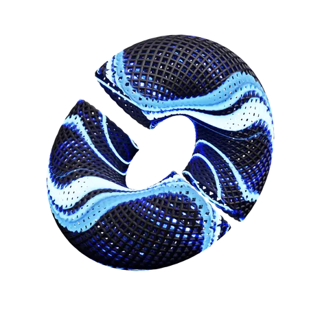 Half round pipe  3D Icon