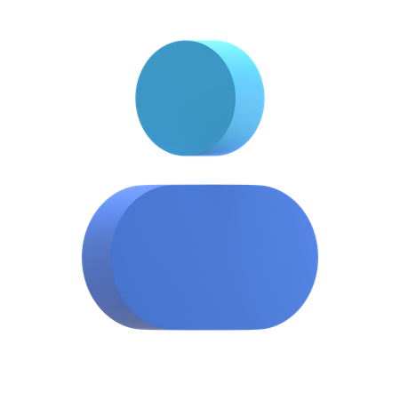 Half Rounded Rectangle & Circle 3  3D Icon