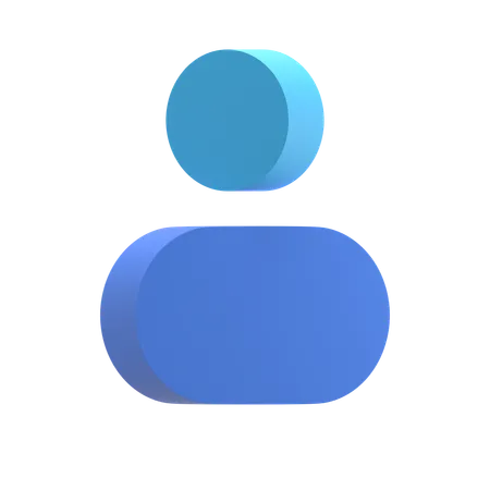 Half Rounded Rectangle & Circle 3  3D Icon