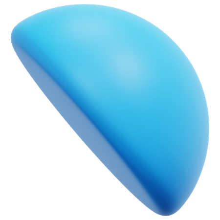 半球  3D Icon