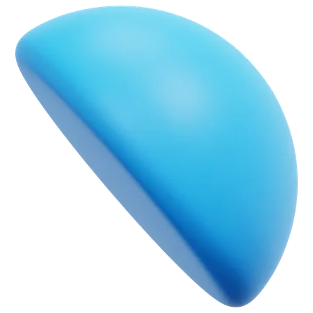 半球  3D Icon