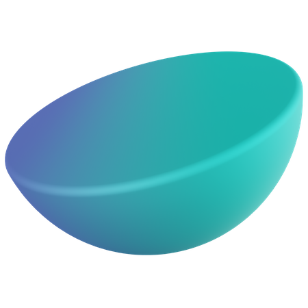 Half Sphere  3D Icon