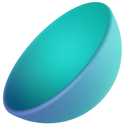 Half Sphere  3D Icon