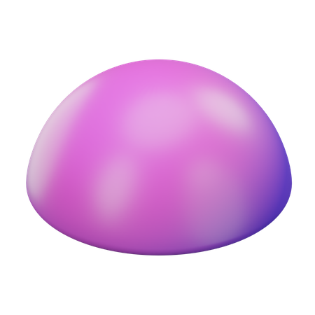 Half Sphere  3D Icon